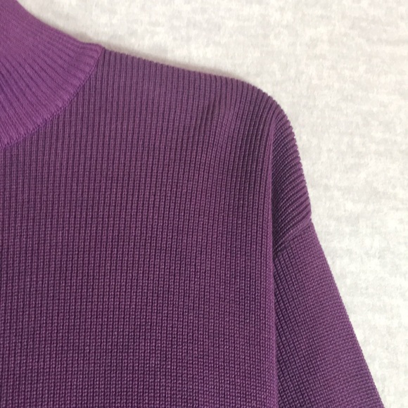 ST. CROIX KNITS Men’s Substantial Heavy Weight Long Sleeve Zip Front Sweater - Picture 5 of 16